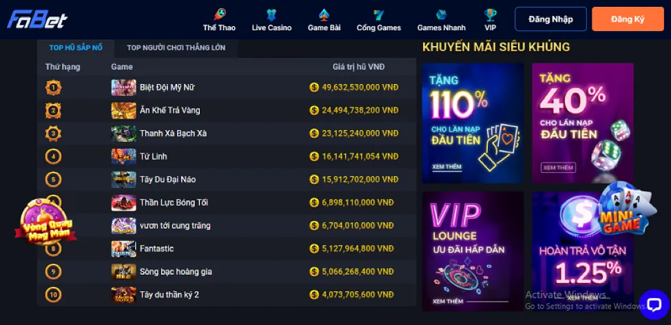 Các tính năng nổi bật của U888 App